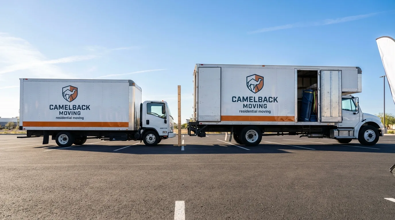 Moving truck size capacity guide in South Pittsburg